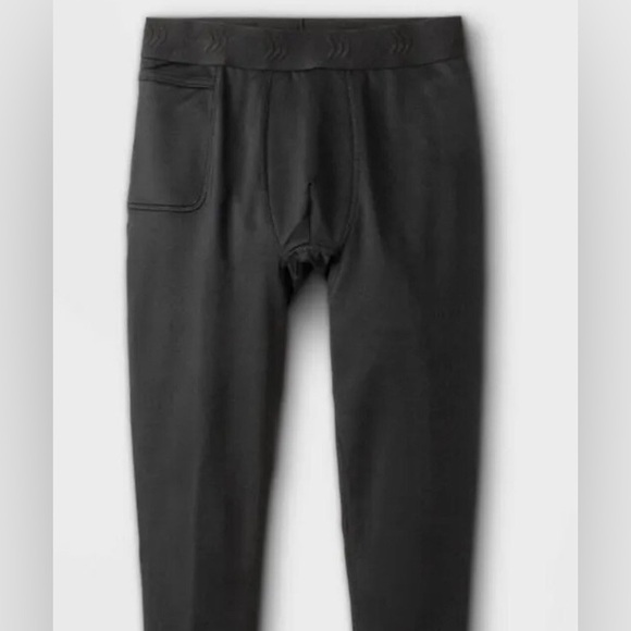 All in Motion Men's Heavyweight Thermal Pants in black, size medium - Picture 6 of 6